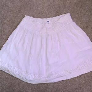 White Eyelit Skirt